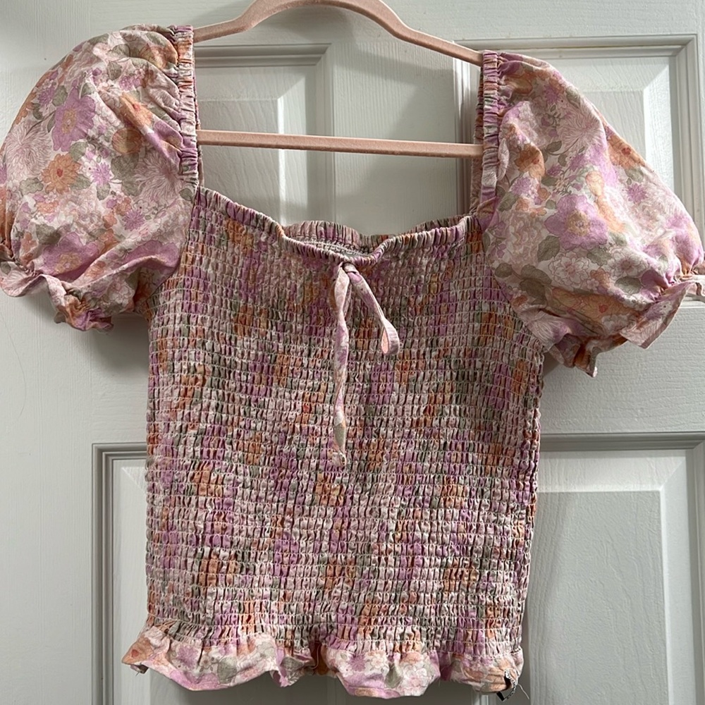 Rhythm Floral Top, Size M